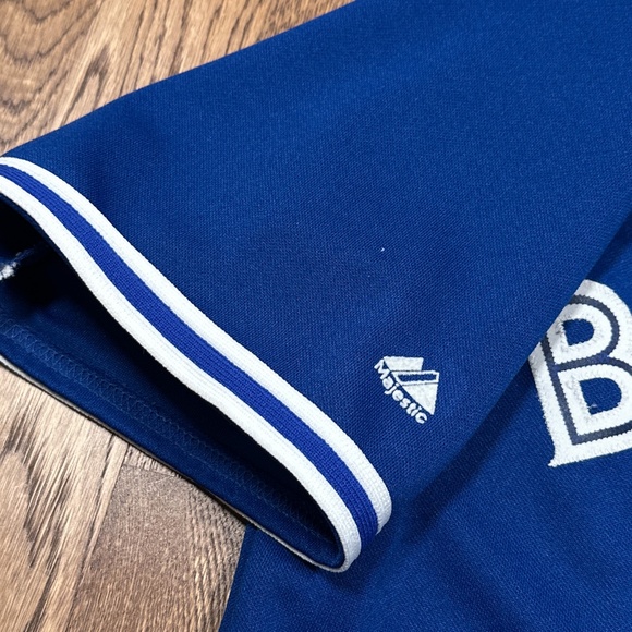 Vintage Y2K Majestic Toronto Blue Jays Josh Johnson 55 Baseball Jersey Mens M - Picture 6 of 11